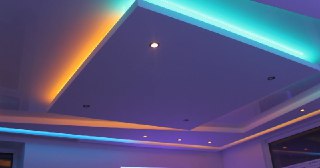 Натяжной потолок с подсветкой Отрадный, цена от 2081 руб.